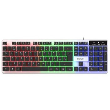 TECLADO GAMER USB NOGA OFFICE NKB-T100 LED