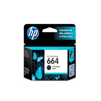 CARTUCHO ORIGINAL HP F6V29A     ( 664 ) NEGRO