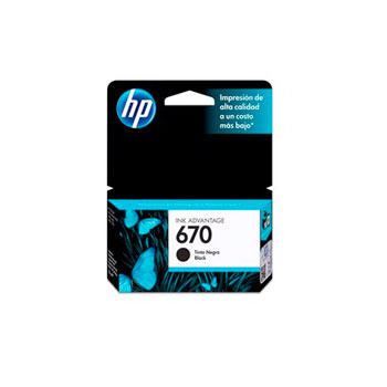 CARTUCHO ORIGINAL HP  CZ113A   ( 670 ) NEGRO