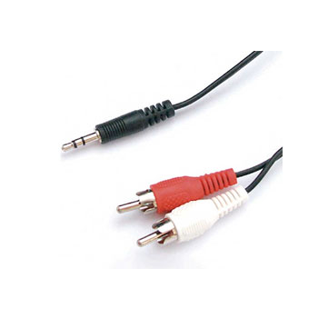 CABLE RCA - MINI PLUG               ( COD  36  )